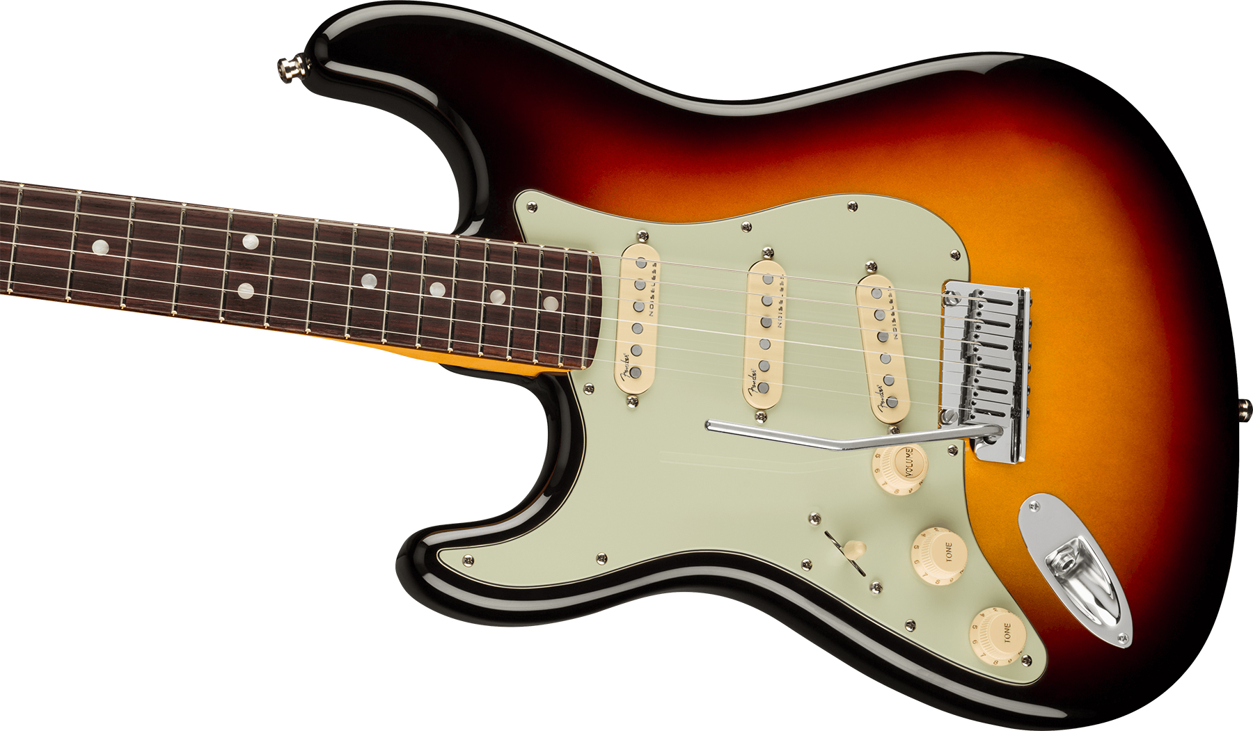 Fender Strat American Ultra Lh Gaucher Usa Rw +etui - Ultraburst - Guitarra electrica para zurdos - Variation 2