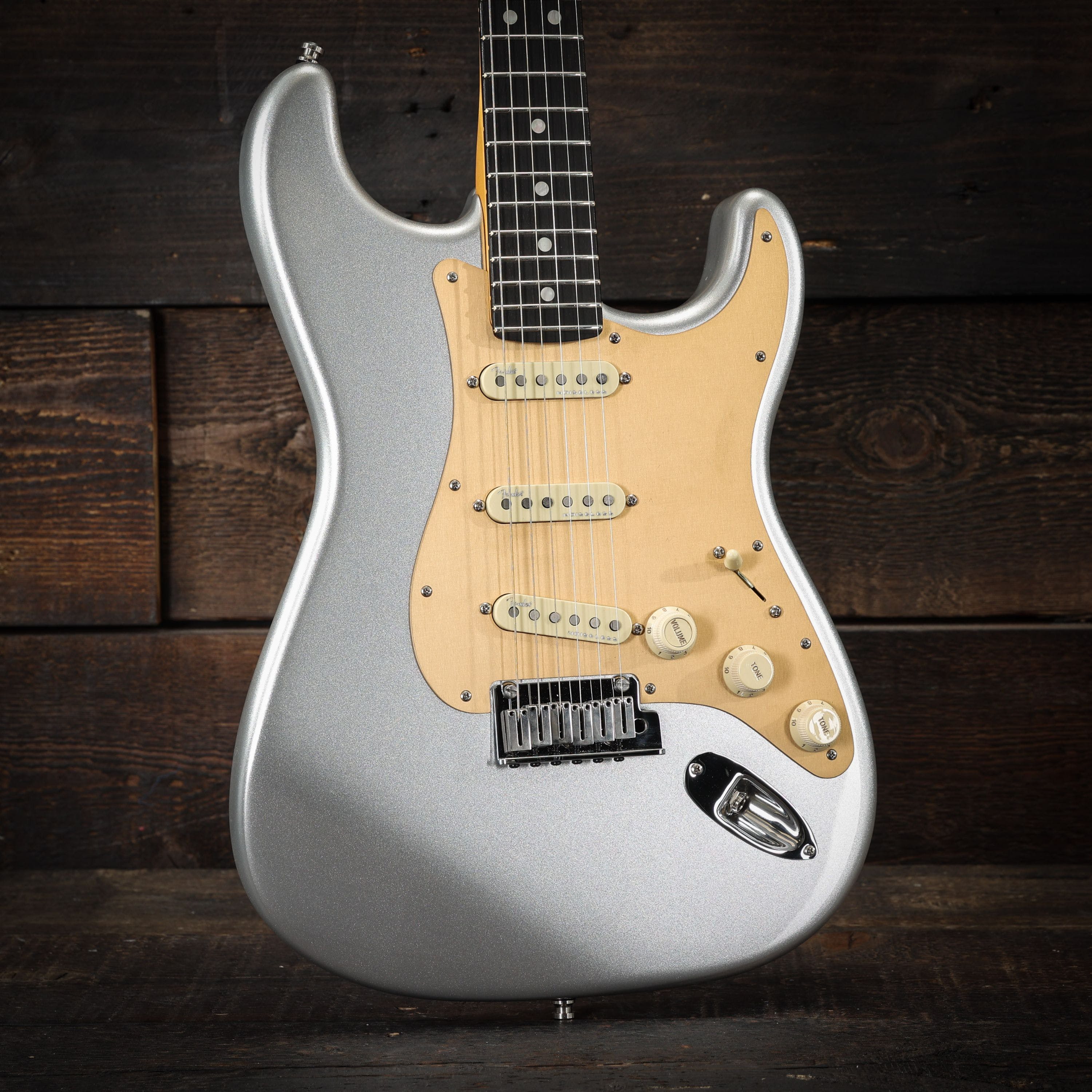 Fender Strat American Ultra Ltd Usa 3s Trem Eb - Quicksilver - Guitarra eléctrica con forma de str. - Variation 4