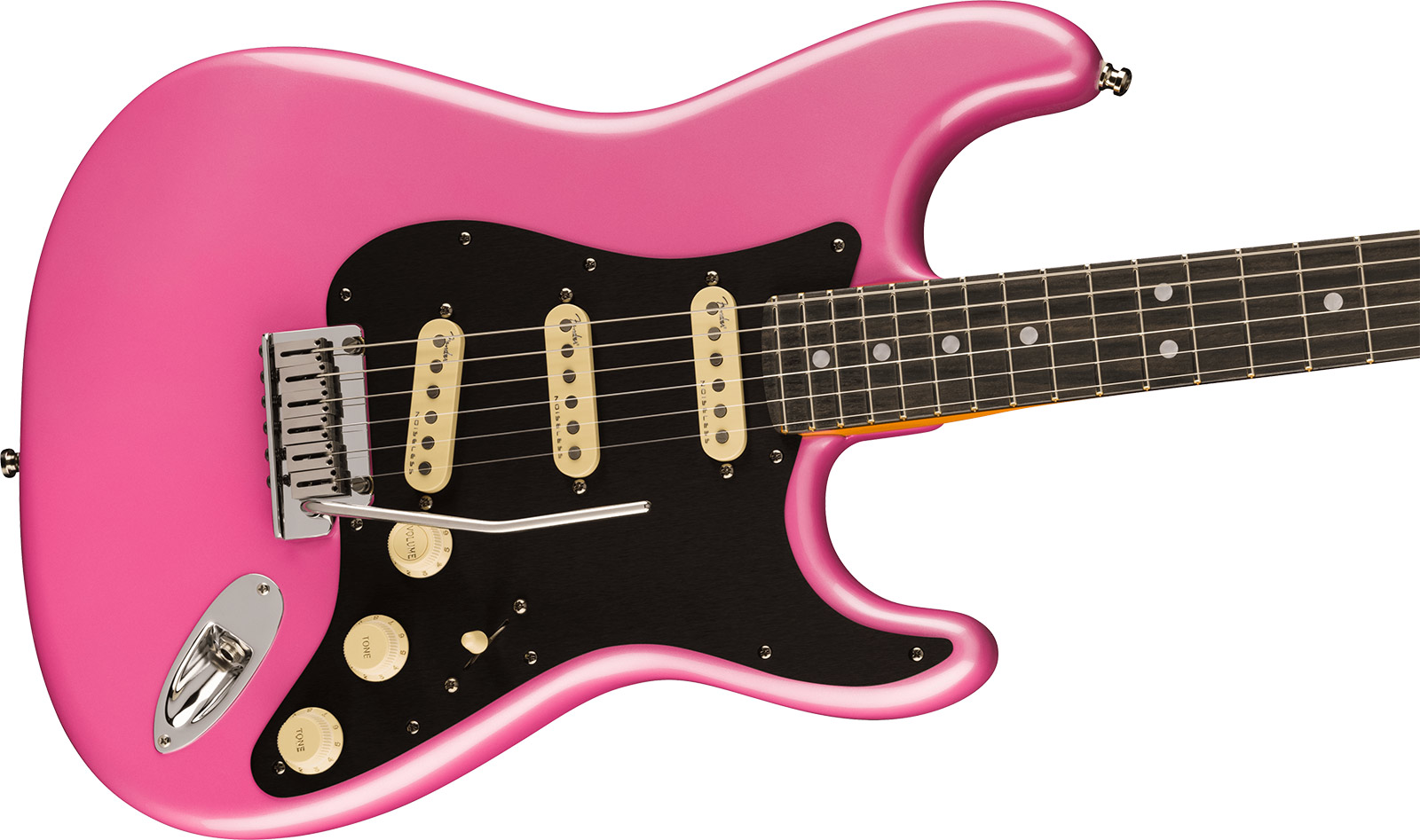 Fender Strat American Ultra Ltd Usa 3s Trem Eb - Bubble Gum Metallic - Guitarra eléctrica con forma de str. - Variation 2