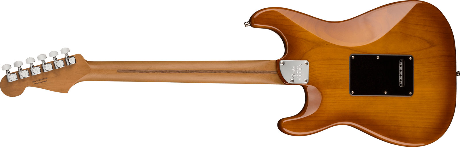 Fender Strat American Ultra Roasted Fretboard Ltd Usa 3s Trem Mn - Honey Burst - Guitarra eléctrica con forma de str. - Variation 1