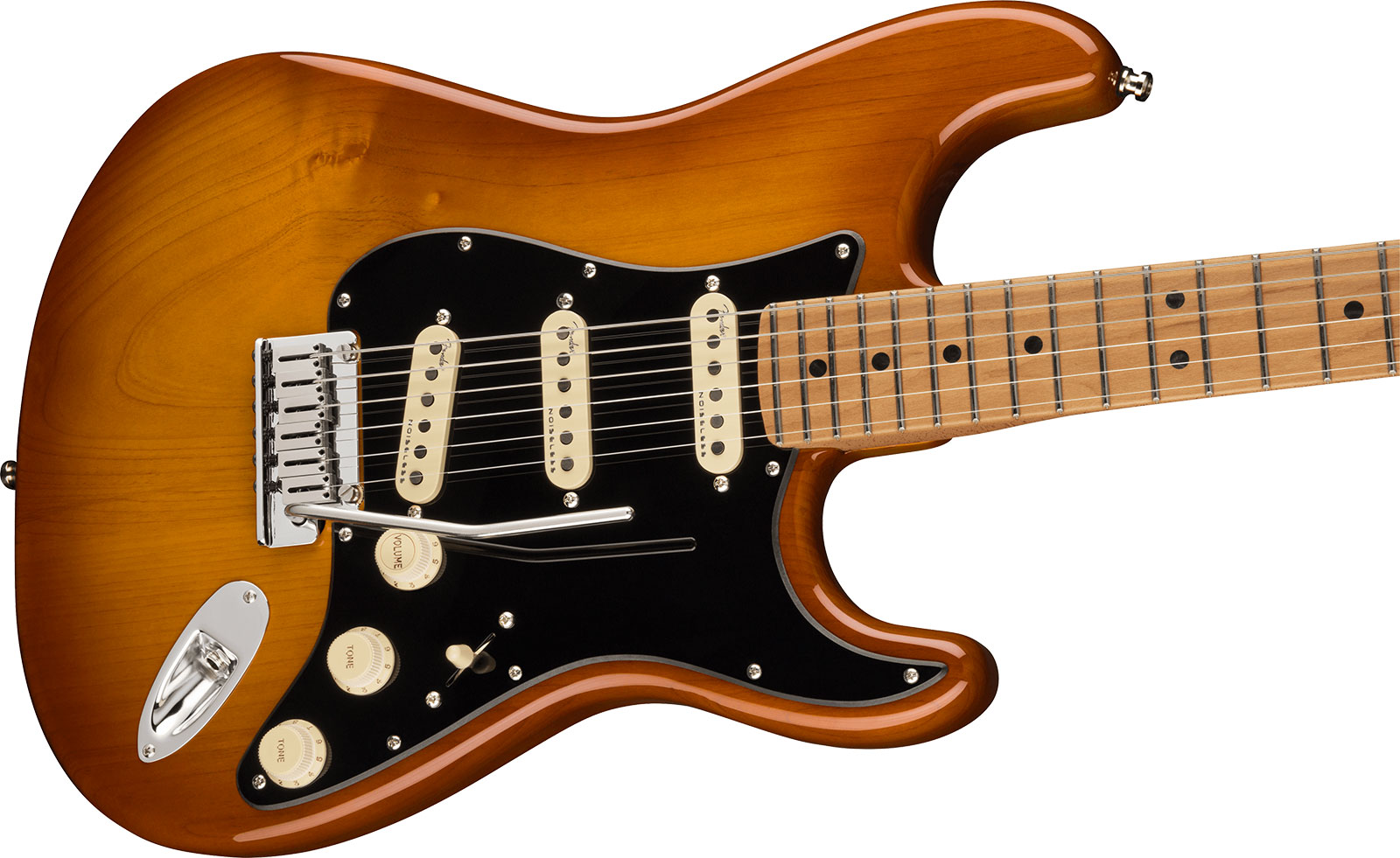 Fender Strat American Ultra Roasted Fretboard Ltd Usa 3s Trem Mn - Honey Burst - Guitarra eléctrica con forma de str. - Variation 2