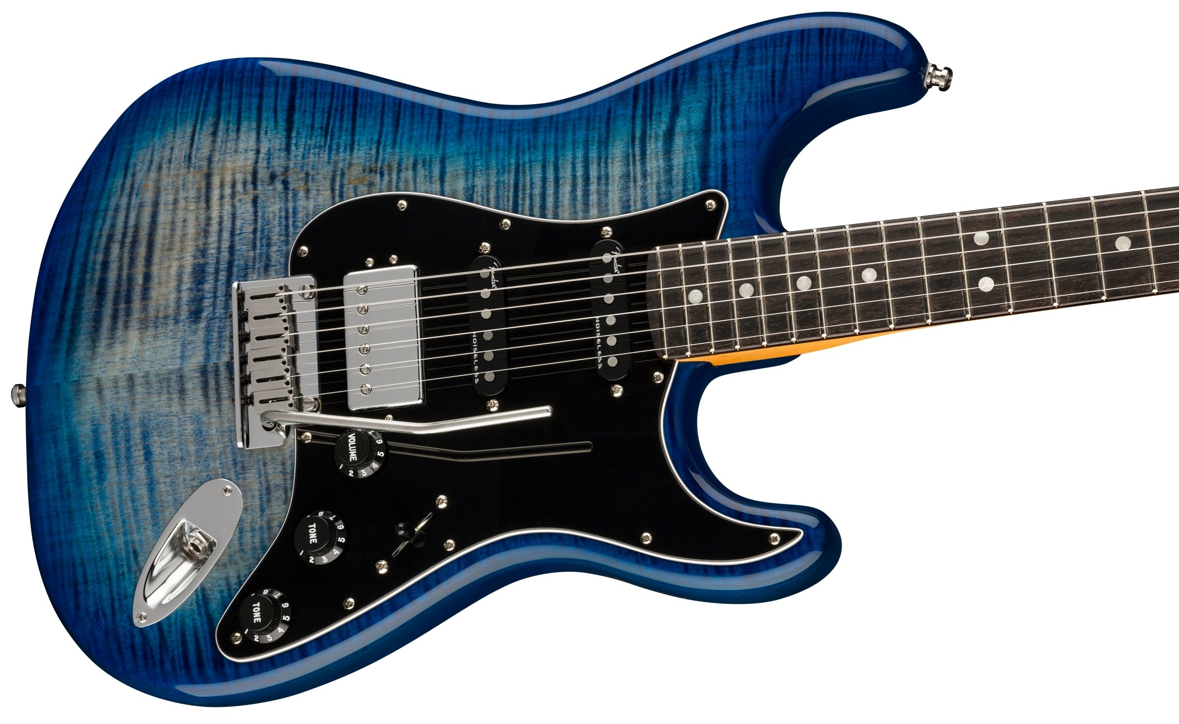 Fender Strat American Ultra Ltd Usa Hss Trem Eb - Denim Burst - Guitarra eléctrica con forma de str. - Variation 2