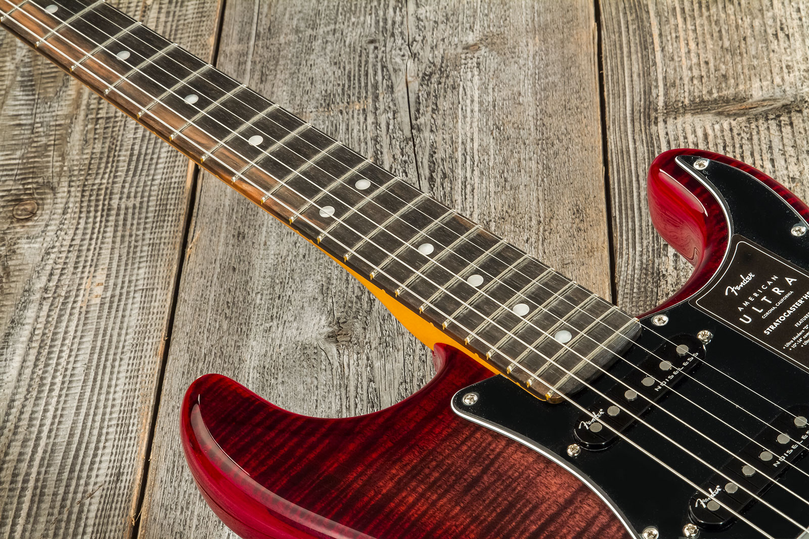 Fender Strat American Ultra Ltd Usa Hss Trem Eb - Umbra - Guitarra eléctrica con forma de str. - Variation 3
