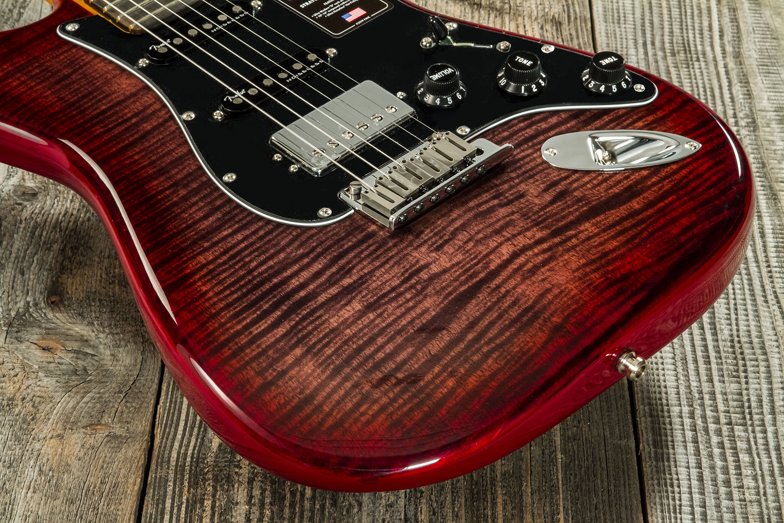 Fender Strat American Ultra Ltd Usa Hss Trem Eb - Umbra - Guitarra eléctrica con forma de str. - Variation 4