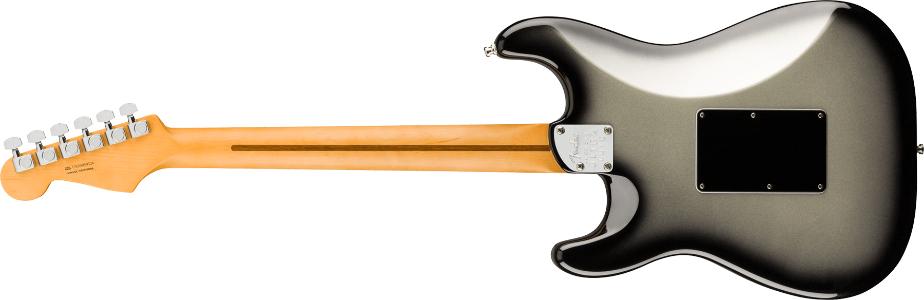 Fender Strat American Ultra Luxe Hss Floyd Rose Usa Fr Mn +etui - Silverburst - Guitarra eléctrica con forma de str. - Variation 1