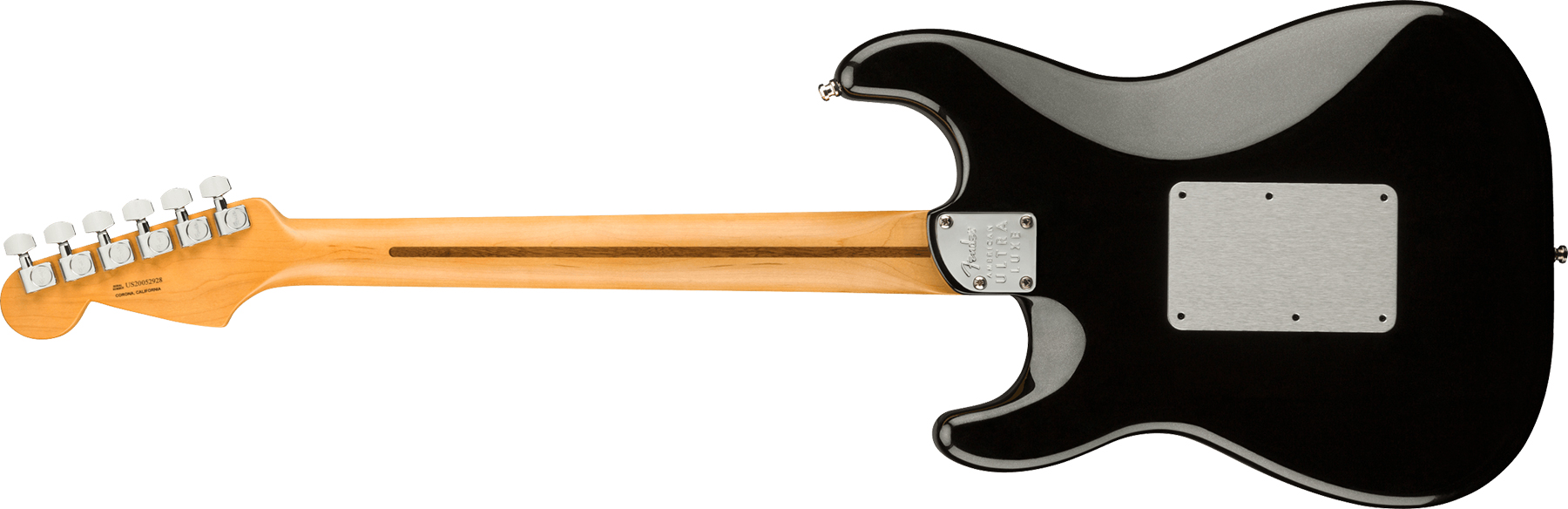 Fender Strat American Ultra Luxe Hss Floyd Rose Usa Fr Rw +etui - Mystic Black - Guitarra eléctrica con forma de str. - Variation 1