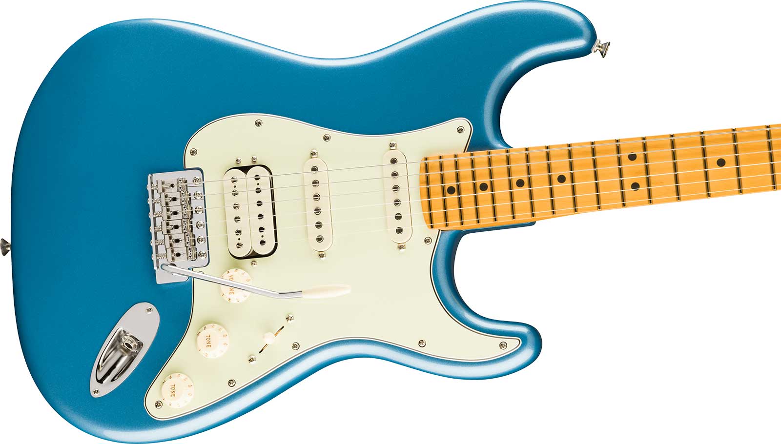 Fender Strat Classic Hss American Pro Usa Trem Mn - Faded Lake Placid Blue - Guitarra eléctrica con forma de str. - Variation 2