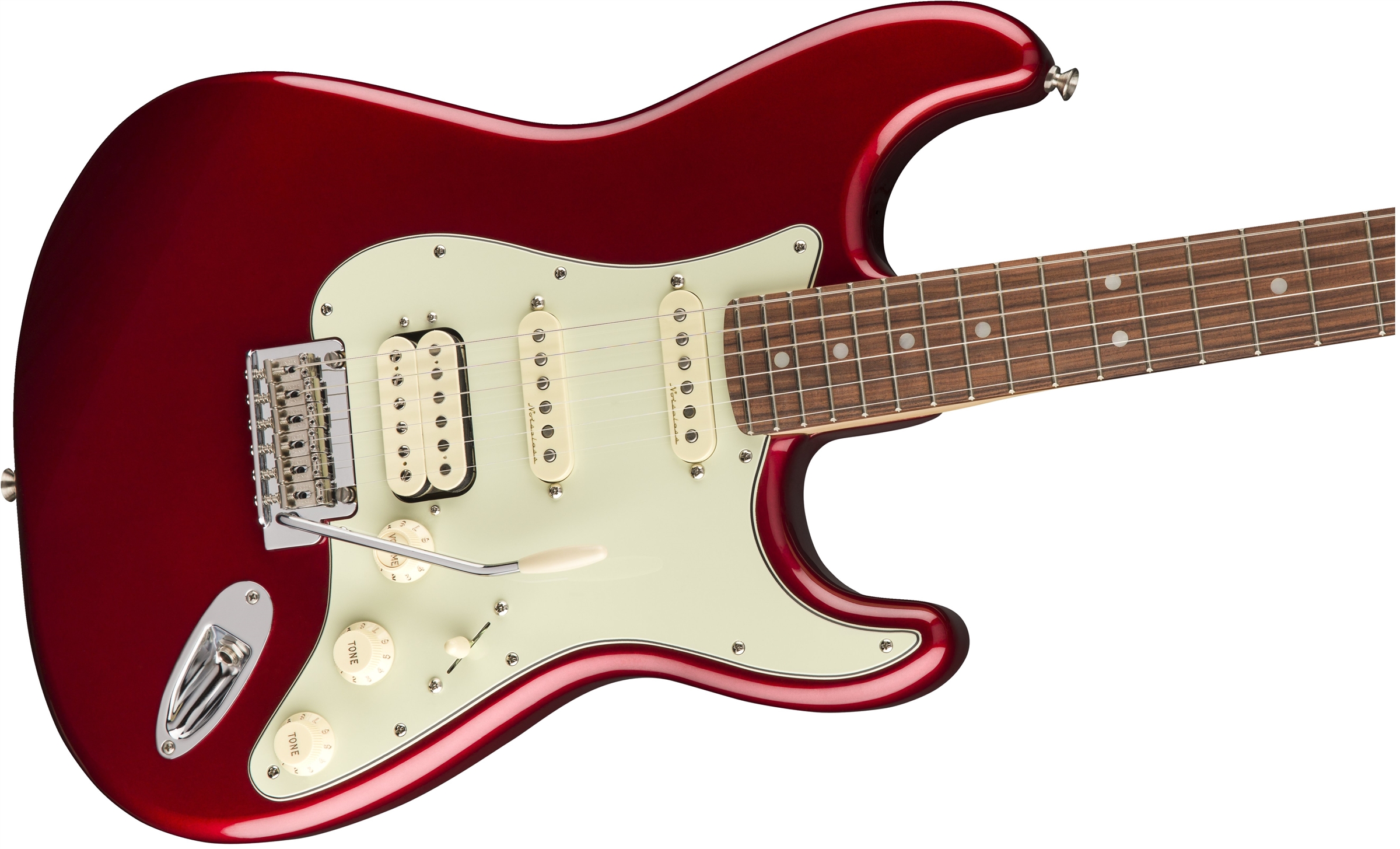 Fender Strat Deluxe Hss Mex Pf 2017 - Candy Apple Red - Guitarra eléctrica con forma de str. - Variation 2