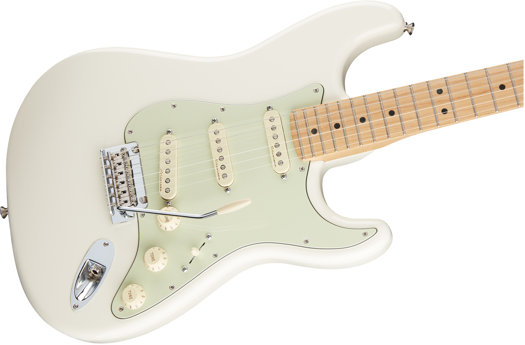 Fender Strat Deluxe Roadhouse Mex Mn - Olympic White - Guitarra eléctrica con forma de str. - Variation 2
