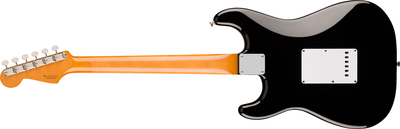 Fender Strat Early 60s Vintera 3 Mex 3s Trem Rw - Black - Guitarra eléctrica con forma de str. - Variation 1