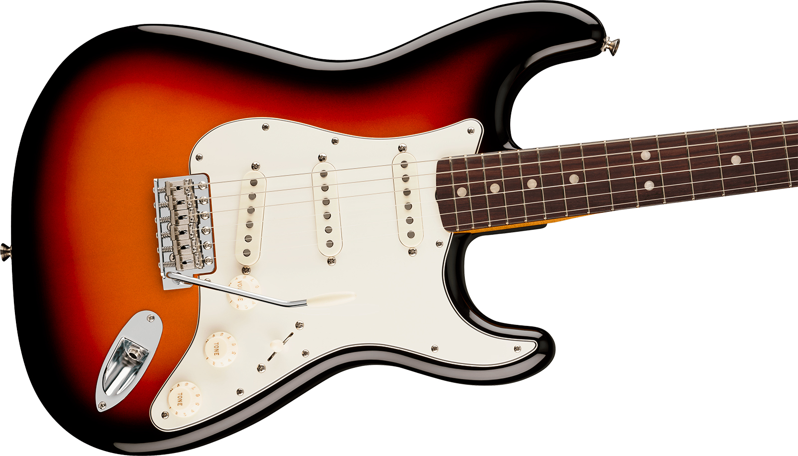 Fender Strat Early 60s Vintera 3 Mex 3s Trem Rw - 3-color Sunburst - Guitarra eléctrica con forma de str. - Variation 2