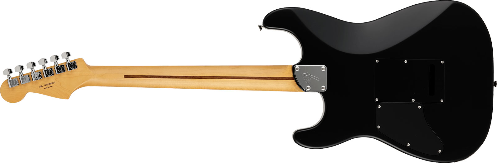 Fender Strat Elemental Mij Jap 2h Trem Rw - Stone Black - Guitarra eléctrica con forma de str. - Variation 1