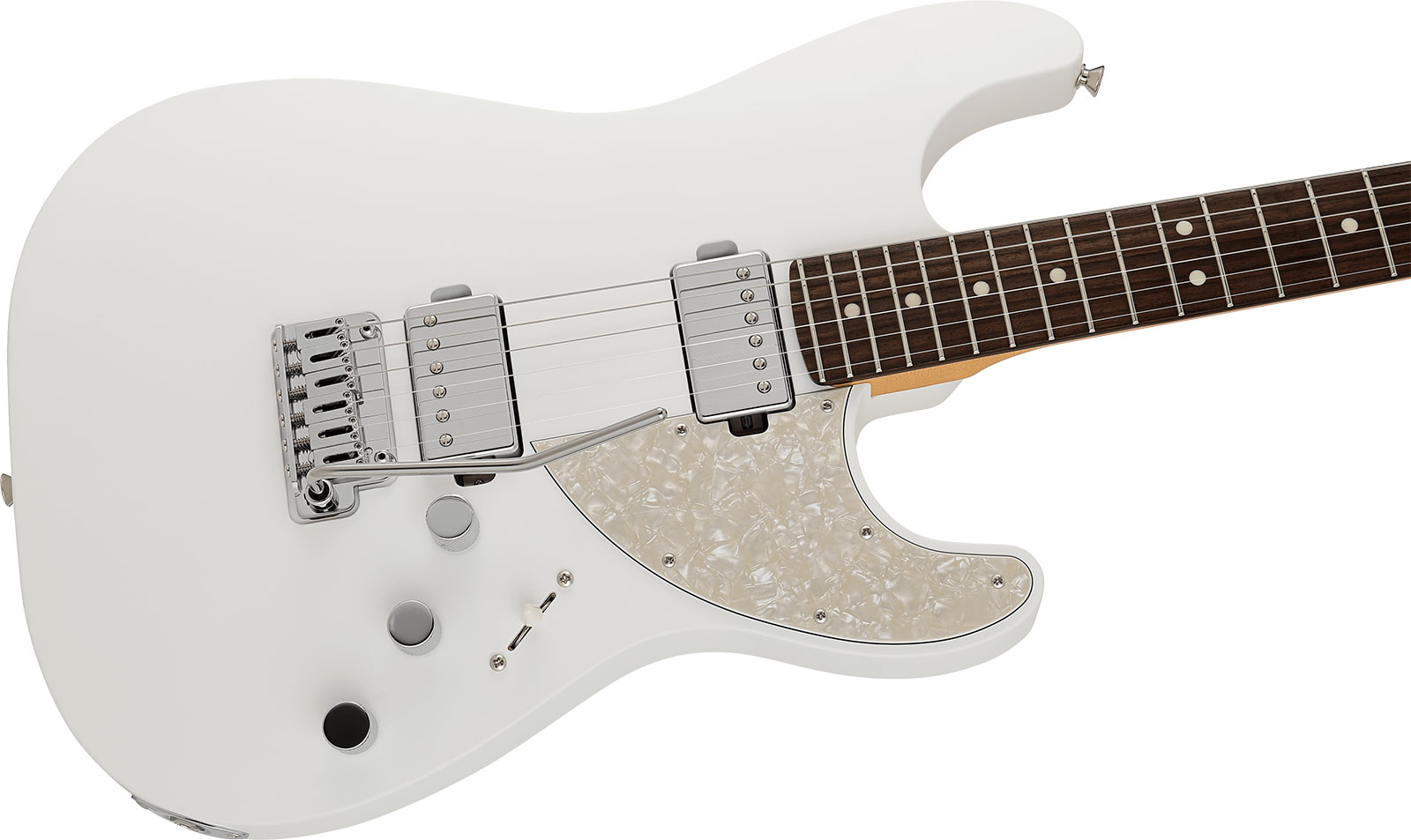 Fender Strat Elemental Mij Jap 2h Trem Rw - Nimbus White - Guitarra eléctrica con forma de str. - Variation 2