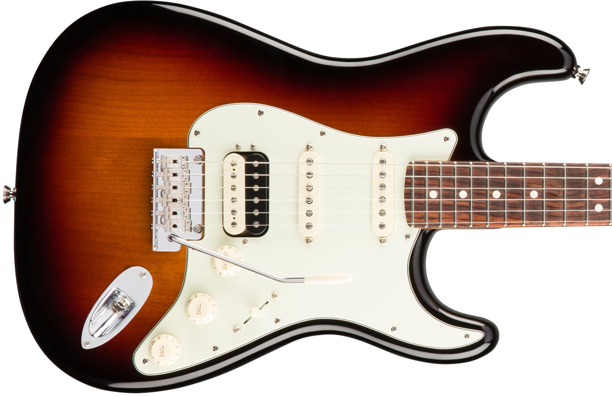 Fender Strat Hss Shawbucker American Professional Usa Rw - 3-color Sunburst - Guitarra eléctrica con forma de str. - Variation 1