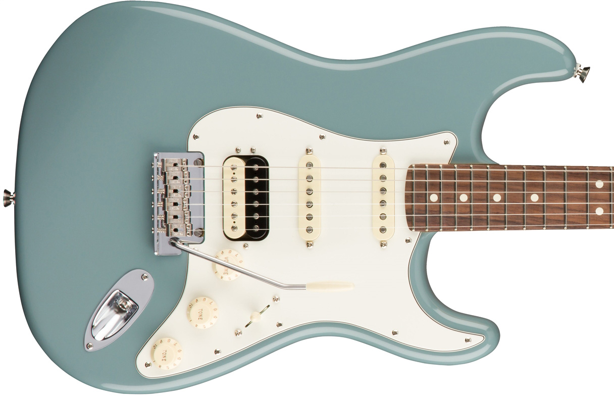 Fender Strat Hss Shawbucker American Professional Usa Rw - Sonic Grey - Guitarra electrica de 12 cuerdas - Variation 1