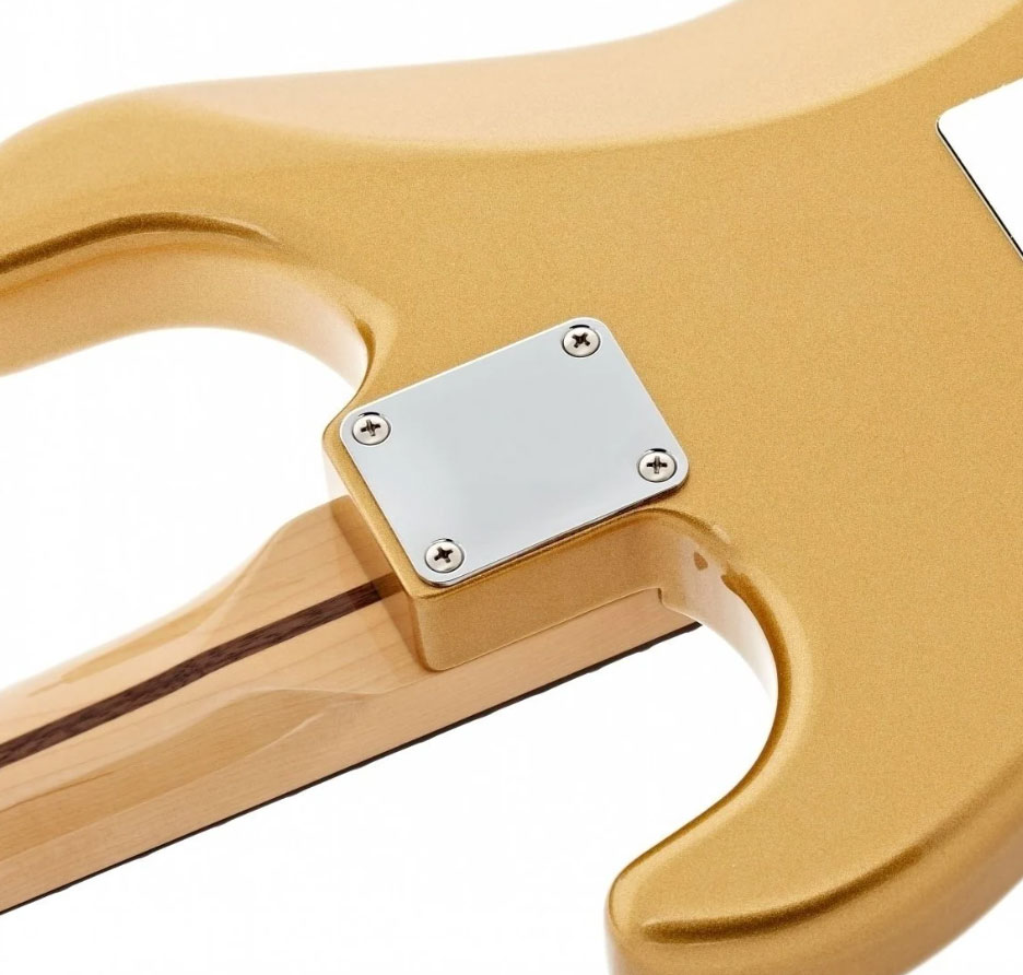 Fender Strat Hybrid Ii Mij Jap 3s Trem Rw - Gold - Guitarra eléctrica con forma de str. - Variation 4