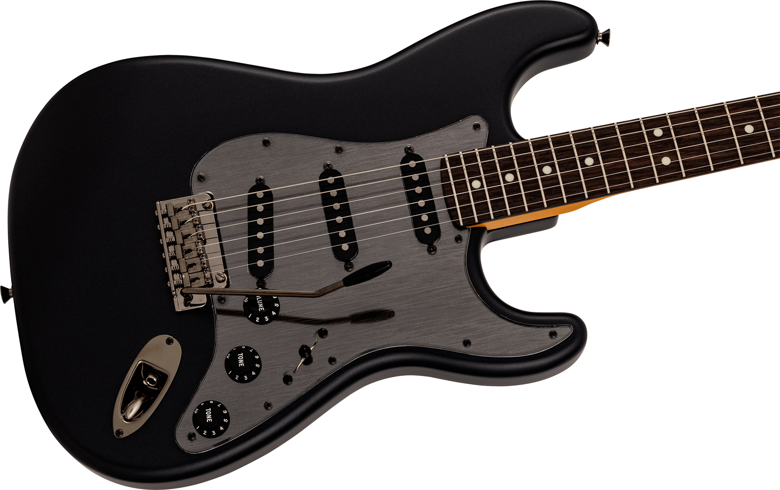 Fender Strat Hybrid Ii Mij Ltd Jap 3s Trem Rw - Matte Phantom Black - Guitarra eléctrica con forma de str. - Variation 2