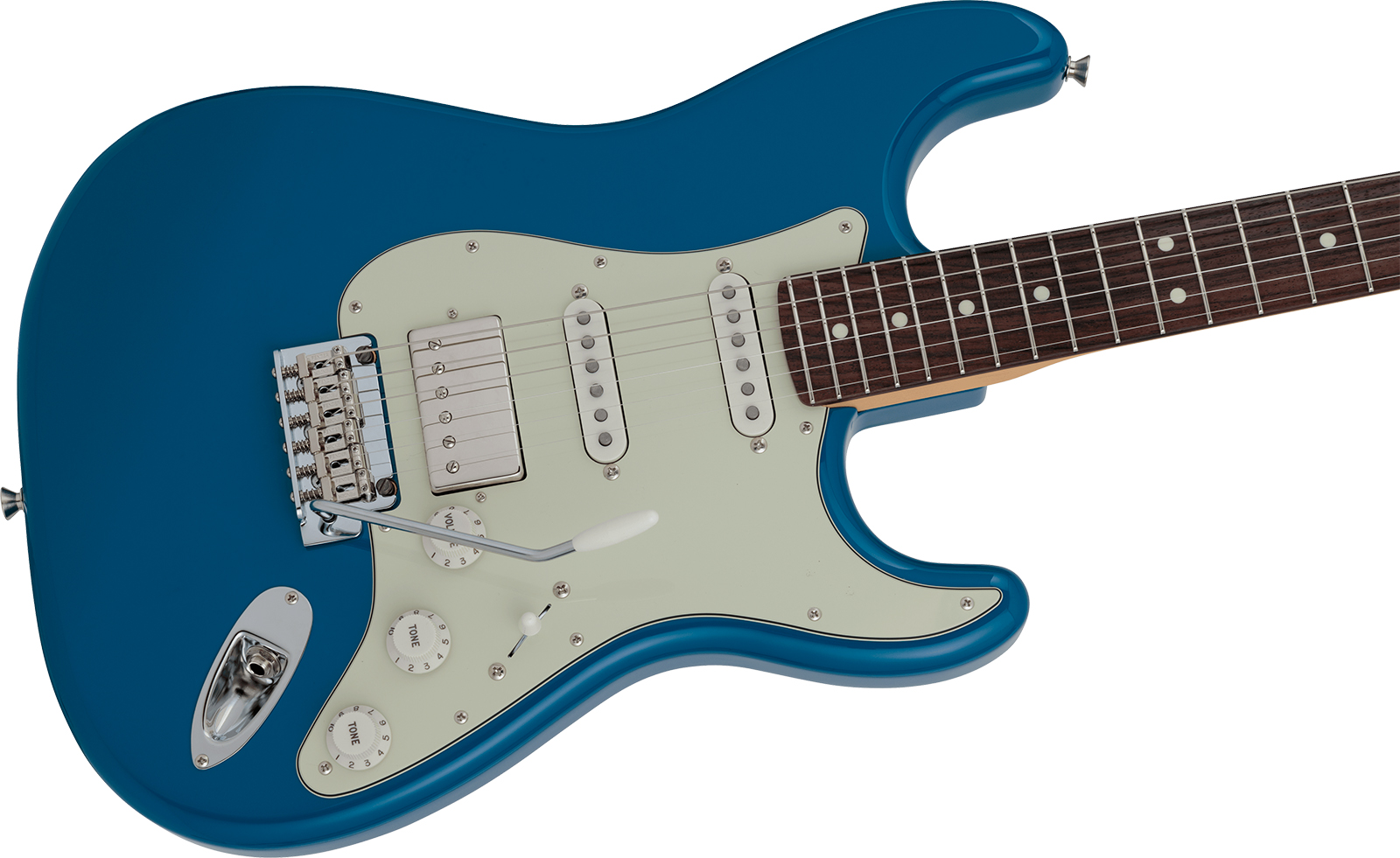 Fender Strat Hybrid Ii Mij Ltd Jap Hss Trem Rw - Forest Blue - Guitarra eléctrica con forma de str. - Variation 2
