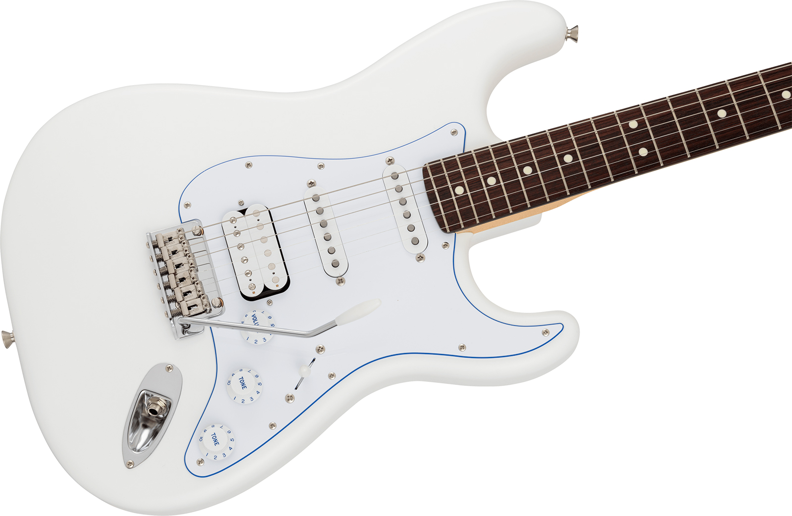 Fender Strat Hybrid Ii Mij Ltd Jap Hss Trem Rw - White - Guitarra eléctrica con forma de str. - Variation 2