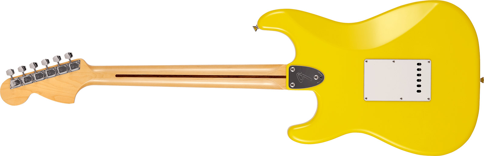 Fender Strat International Color Ltd Jap 3s Trem Mn - Monaco Yellow - Guitarra eléctrica con forma de str. - Variation 1