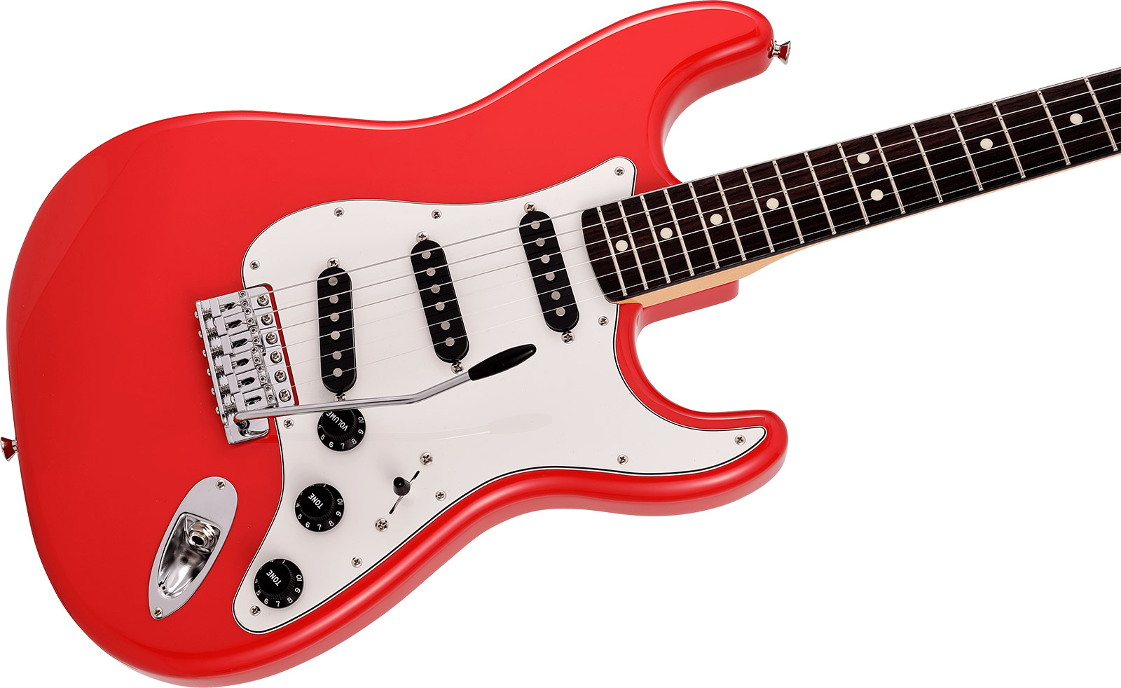 Fender Strat International Color Ltd Jap 3s Trem Rw - Morocco Red - Guitarra eléctrica con forma de str. - Variation 2