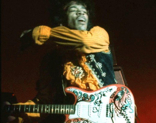 Fender Strat Jimi Hendrix Monterey Mex Sss Pf - Hand Painted Custom - Guitarra eléctrica con forma de tel - Variation 5