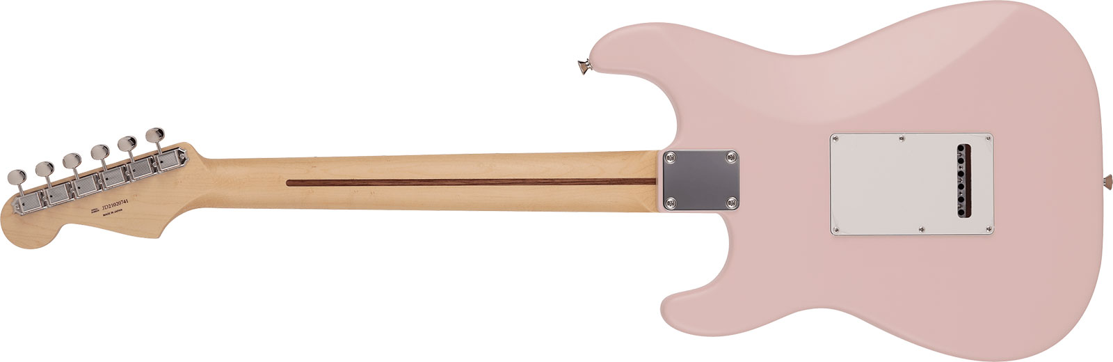 Fender Strat Junior Mij Jap 3s Trem Rw - Satin Shell Pink - Guitarra eléctrica para niños - Variation 1