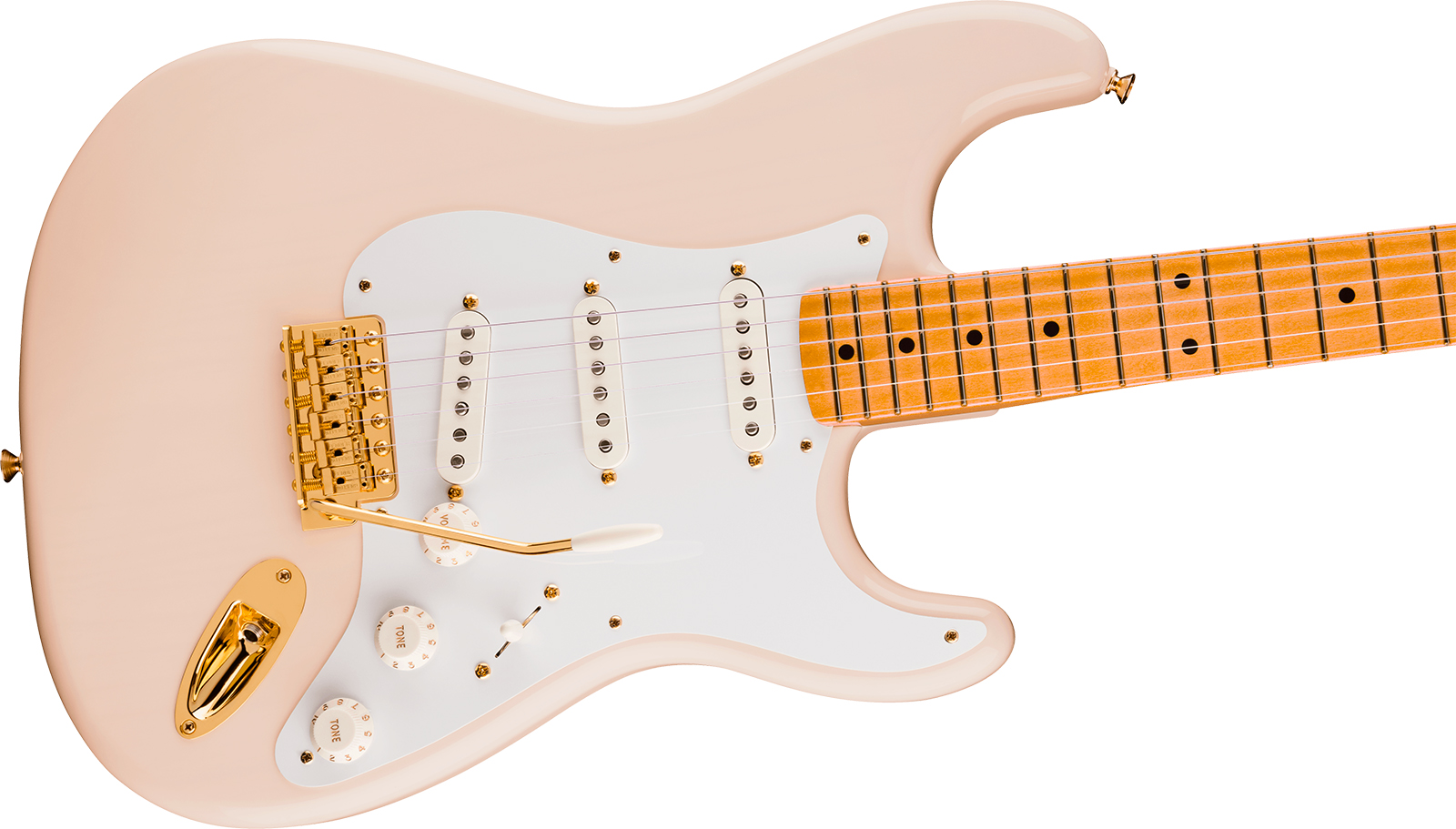 Fender Strat Late 50s Gh Vintera 3 Ltd Mex 3s Trem Mn - White Blonde - Guitarra eléctrica con forma de str. - Variation 2