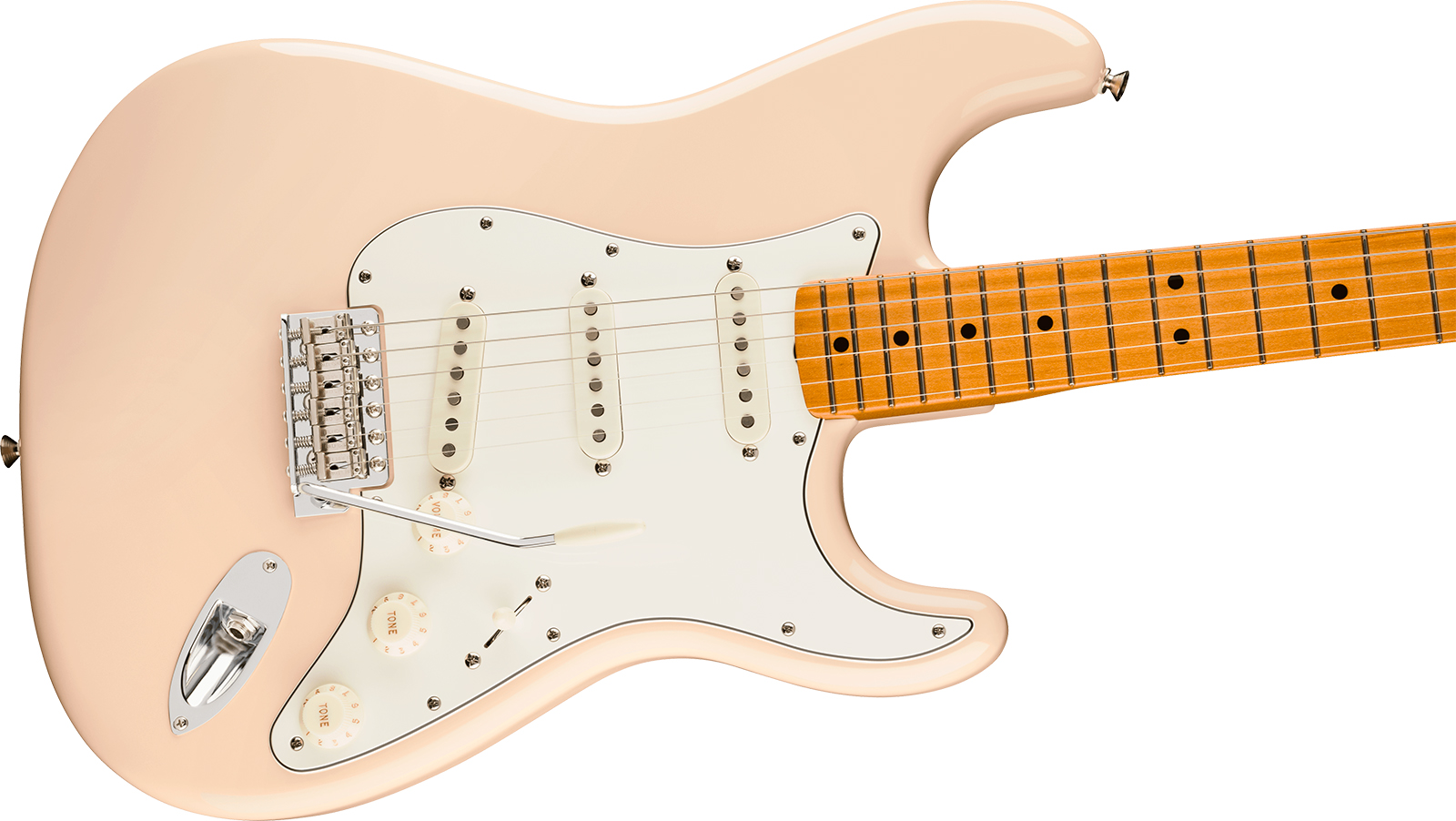 Fender Strat Late 60s Vintera 3 Mex 3s Trem Mn - Olympic White - Guitarra eléctrica con forma de str. - Variation 2