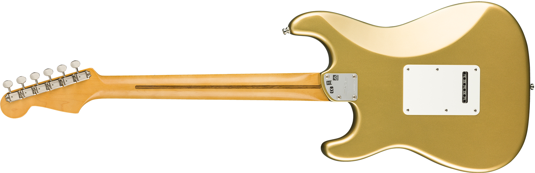 Fender Strat Lincoln Brewster Usa Signature Mn - Aztec Gold - Guitarra eléctrica con forma de str. - Variation 1