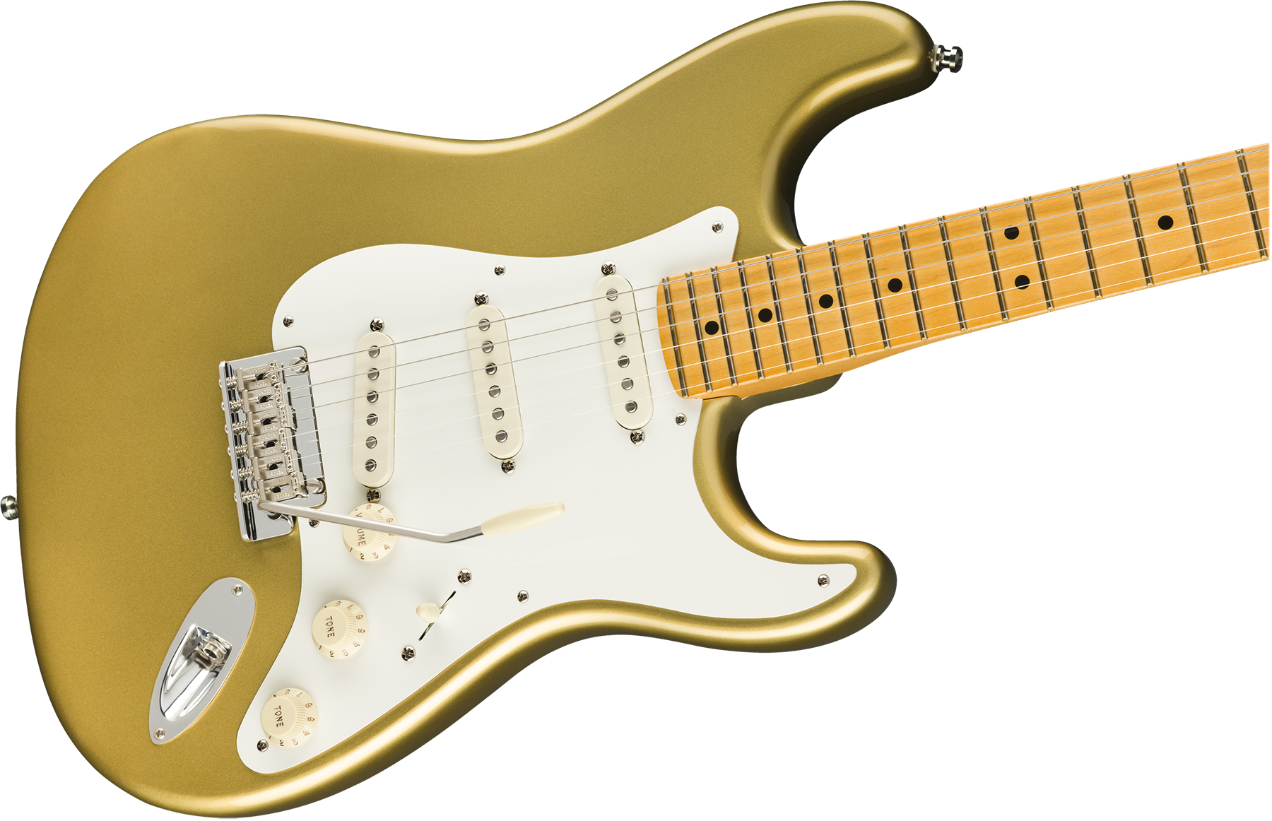 Fender Strat Lincoln Brewster Usa Signature Mn - Aztec Gold - Guitarra eléctrica con forma de str. - Variation 2