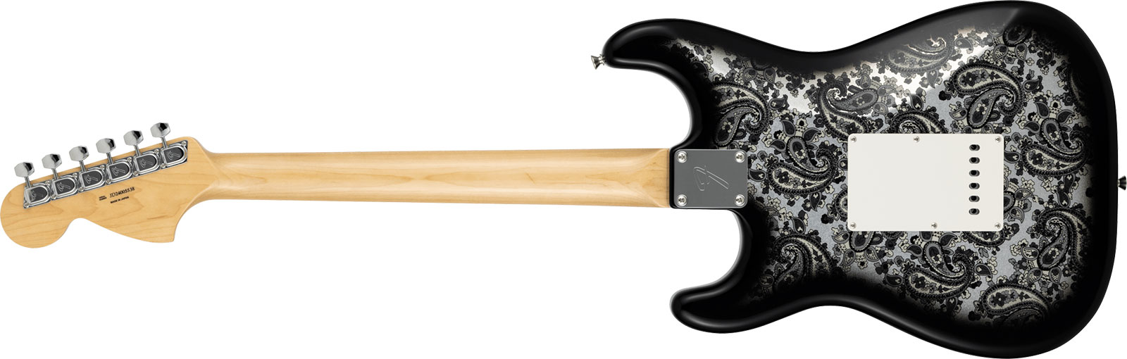 Fender Strat Ltd Jap 3s Trem Mn - Black Paisley - Guitarra eléctrica con forma de str. - Variation 1