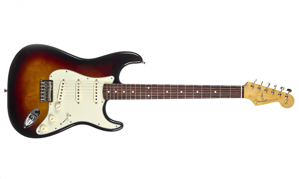 Fender Strat Mexican Artist Robert Cray 3s Rw 3 Color Sunburst - Guitarra eléctrica con forma de str. - Variation 1