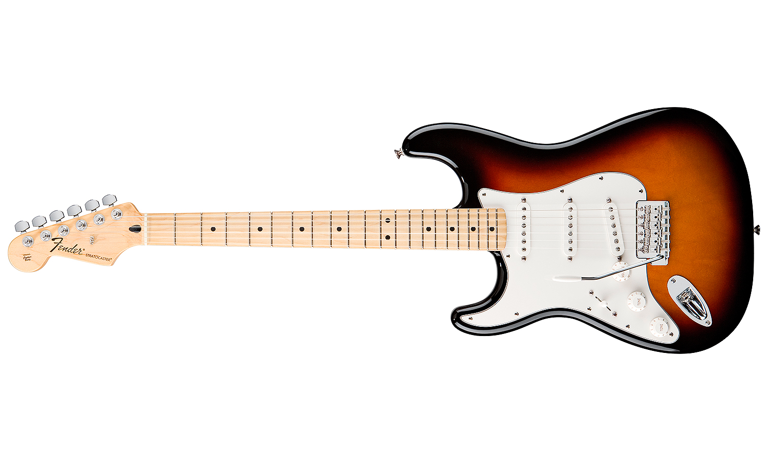 Fender Strat Standard Lh Mex Gaucher Mn - Brown Sunburst - Guitarra electrica para zurdos - Variation 1