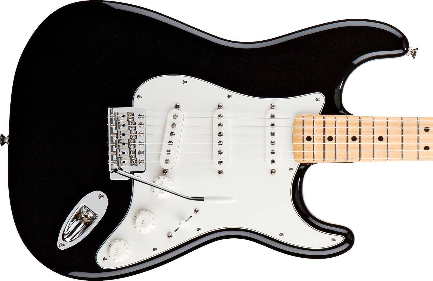 Fender Strat Mexican Standard 2011 3s Mn Black - Guitarra eléctrica con forma de str. - Variation 2