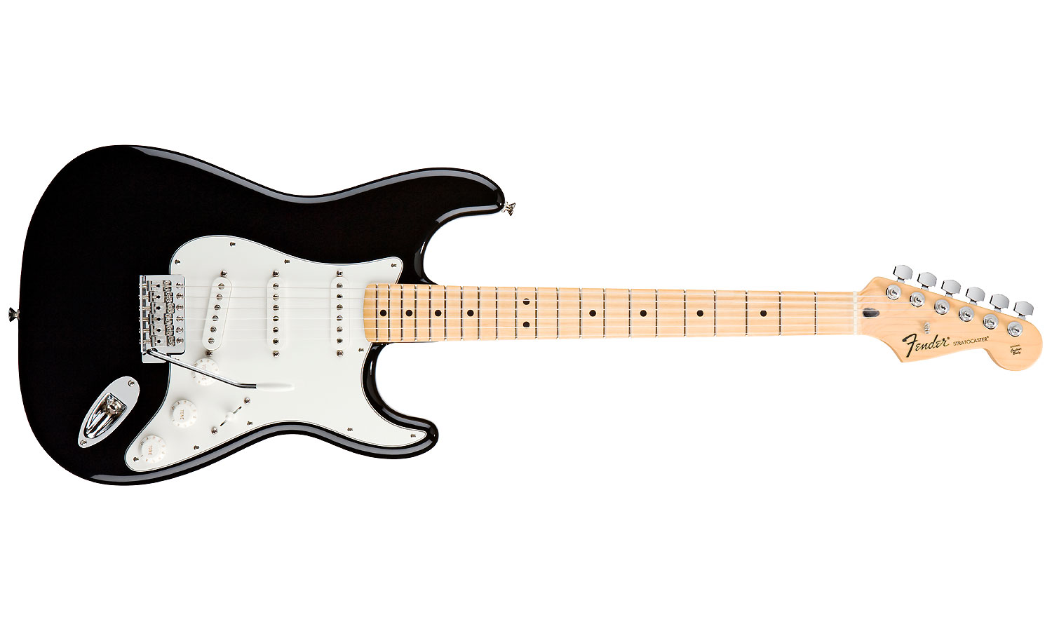 Fender Strat Mexican Standard 2011 3s Mn Black - Guitarra eléctrica con forma de str. - Variation 1