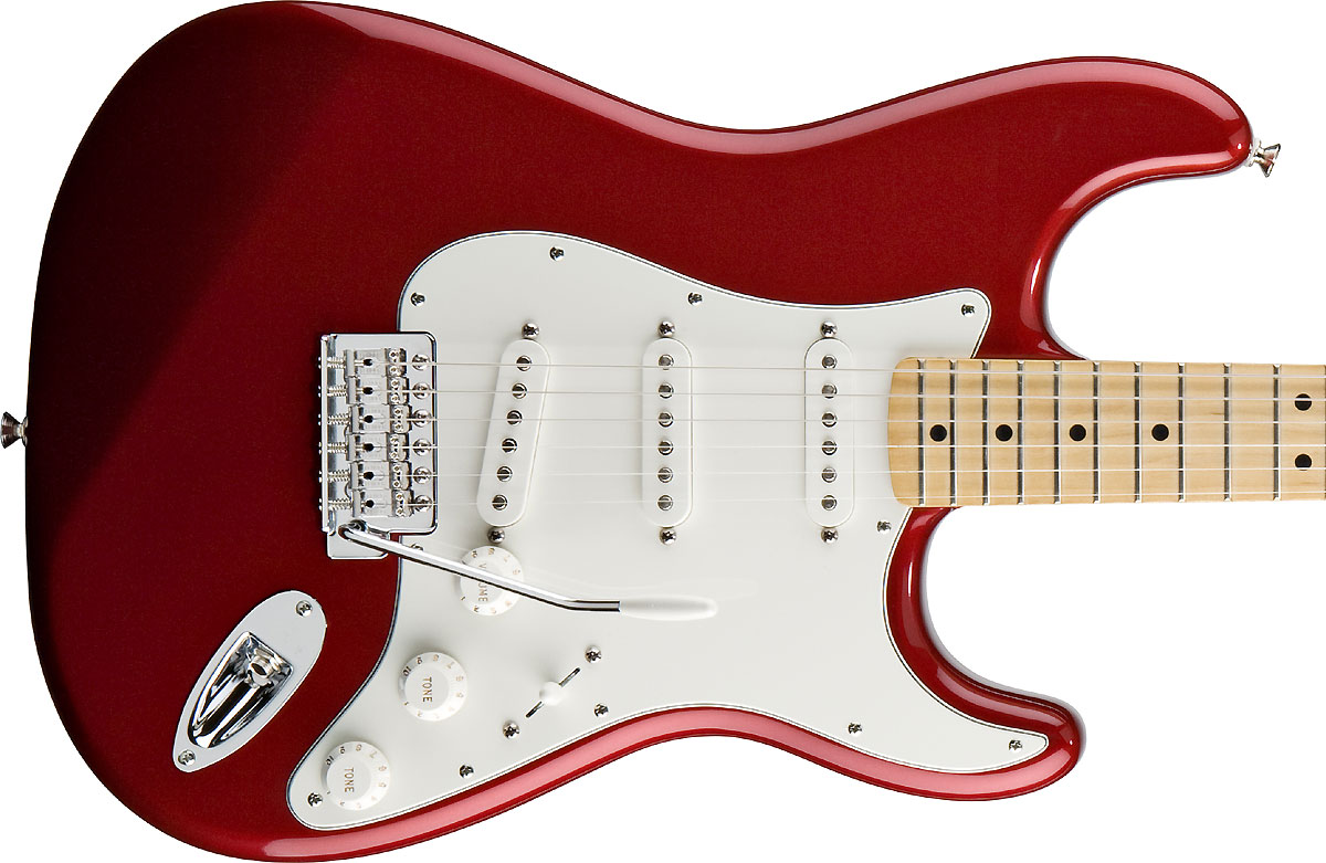 Fender Strat Mexican Standard 2011 3s Mn Candy Apple Red - Guitarra eléctrica con forma de str. - Variation 2
