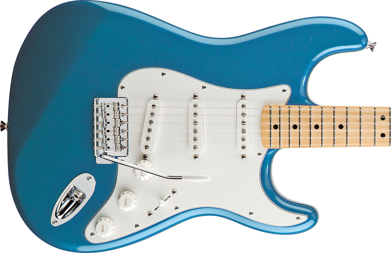 Fender Strat Standard Mex Sss Mn - Lake Placid Blue - Guitarra eléctrica con forma de str. - Variation 2
