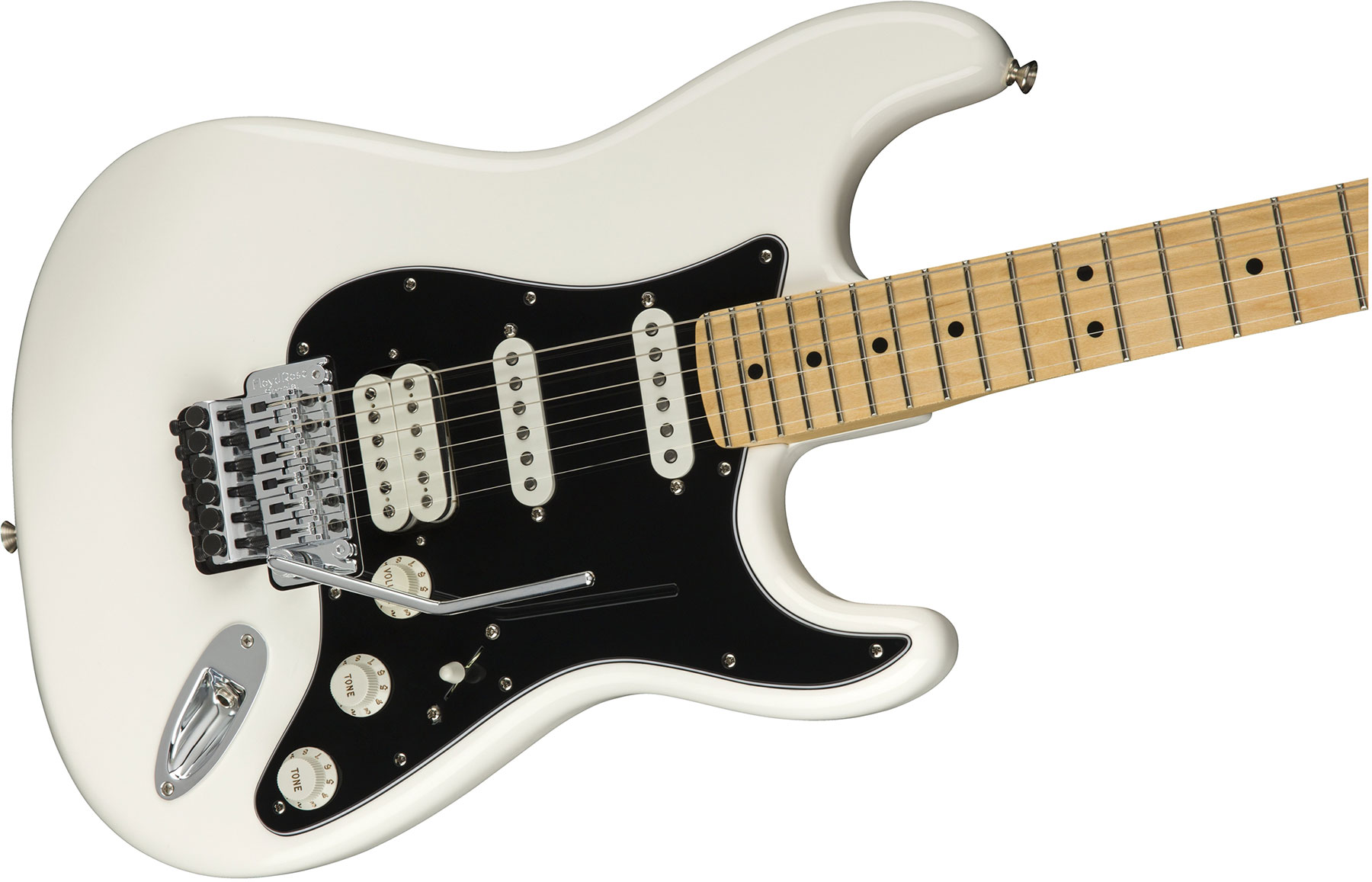 Fender Strat Player Floyd Rose Mex Hss Fr Mn - Polar White - Guitarra eléctrica con forma de str. - Variation 2