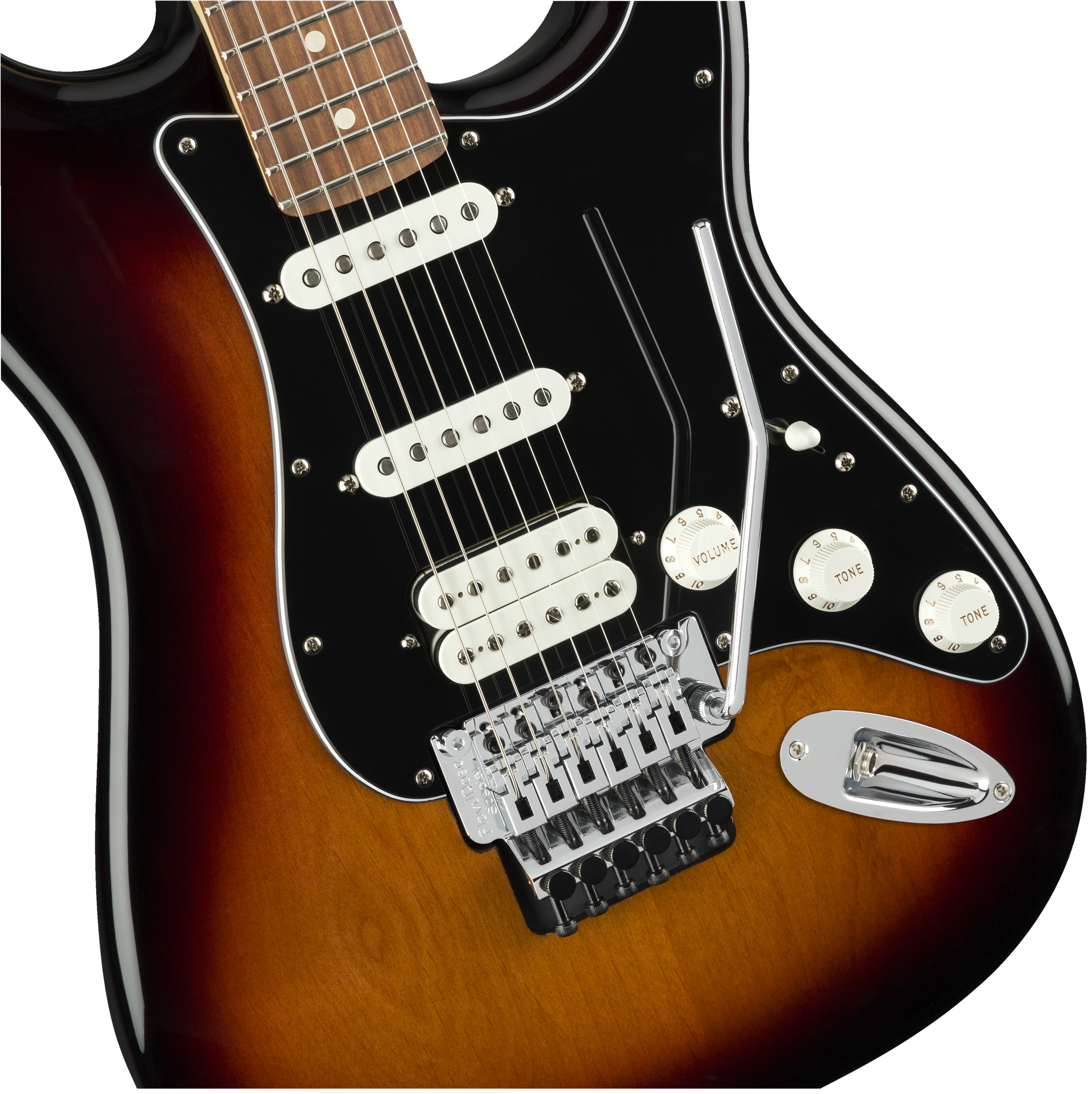 Fender Strat Player Floyd Rose Mex Hss Fr Pf - 3-color Sunburst - Guitarra eléctrica con forma de str. - Variation 2