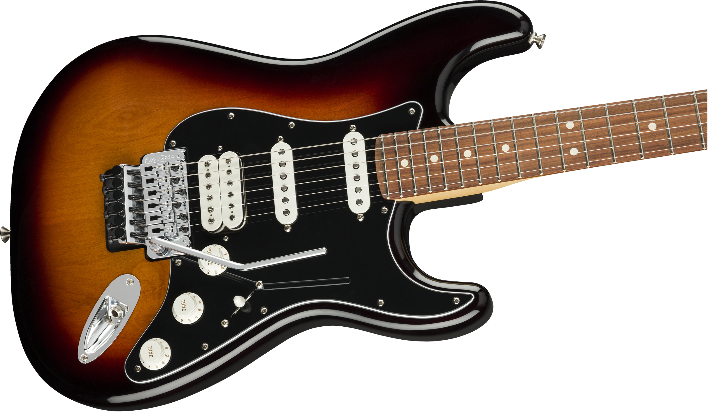 Fender Strat Player Floyd Rose Mex Hss Fr Pf - 3-color Sunburst - Guitarra eléctrica con forma de str. - Variation 3