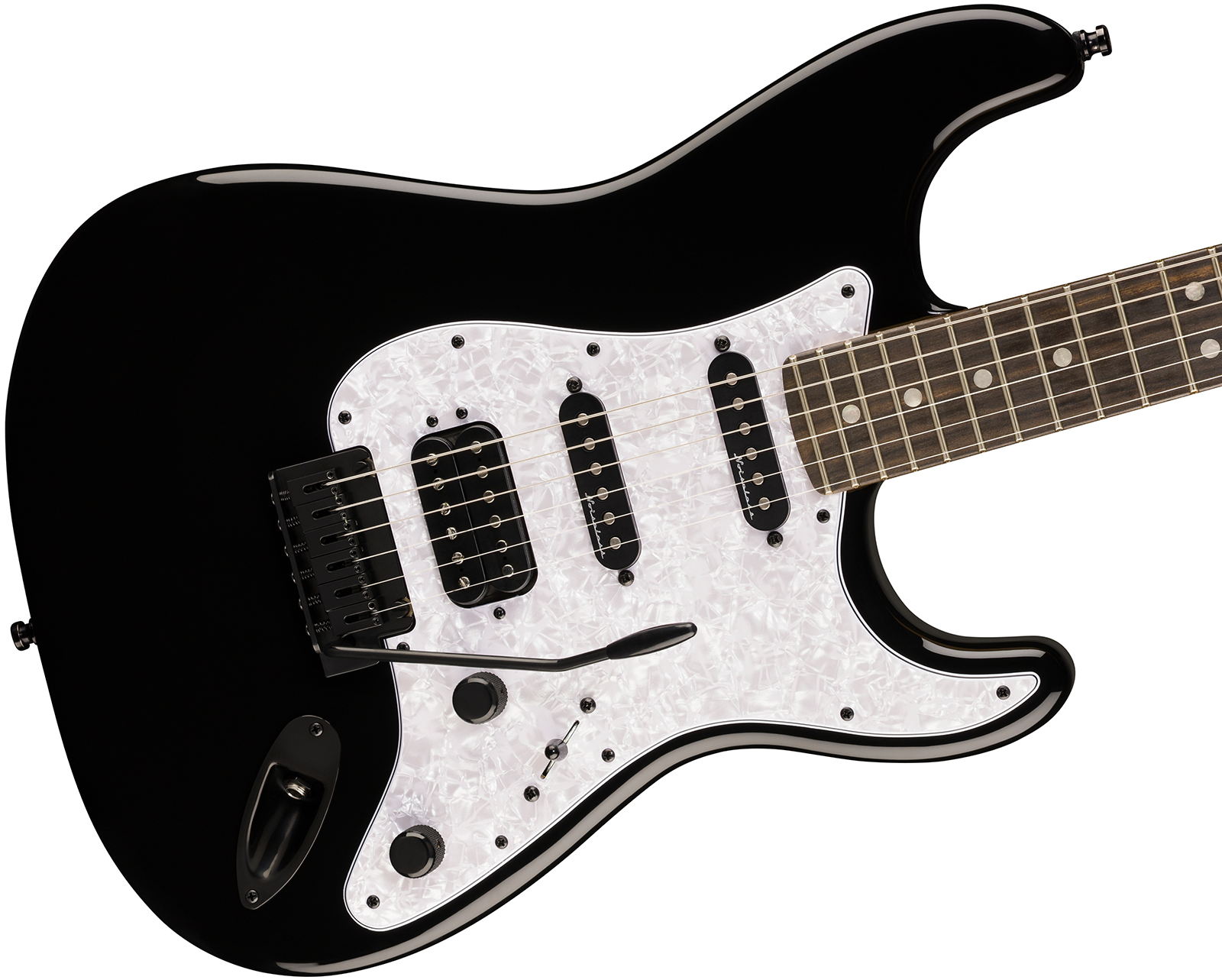Fender Strat Player Fusion Ltd Mex Hss Trem Eb - Black - Guitarra eléctrica con forma de str. - Variation 2