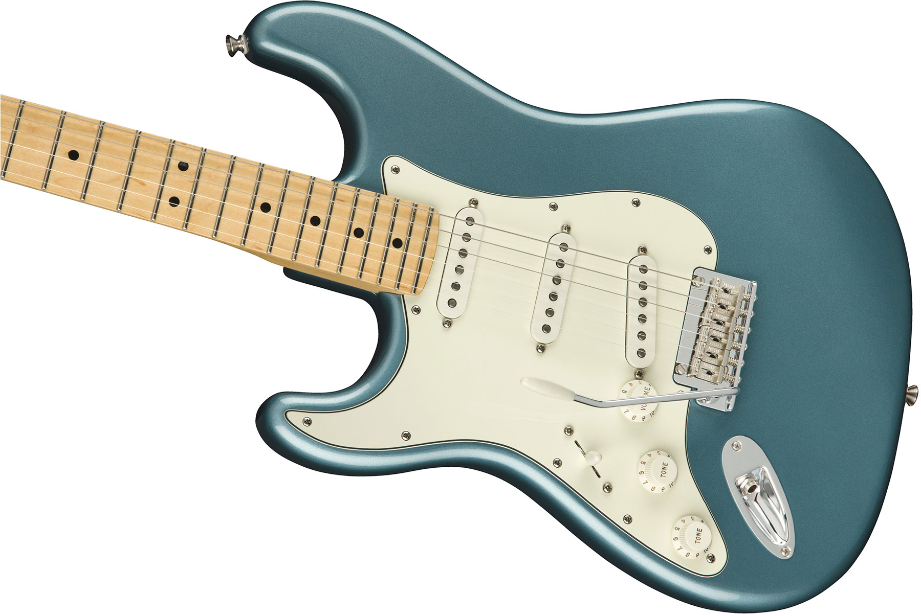 Fender Strat Player Lh Gaucher Mex Sss Mn - Tidepool - Guitarra electrica para zurdos - Variation 2