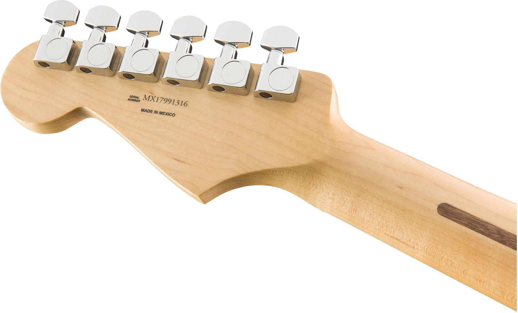 Fender Strat Player Lh Gaucher Mex Sss Mn - Polar White - Guitarra electrica para zurdos - Variation 4