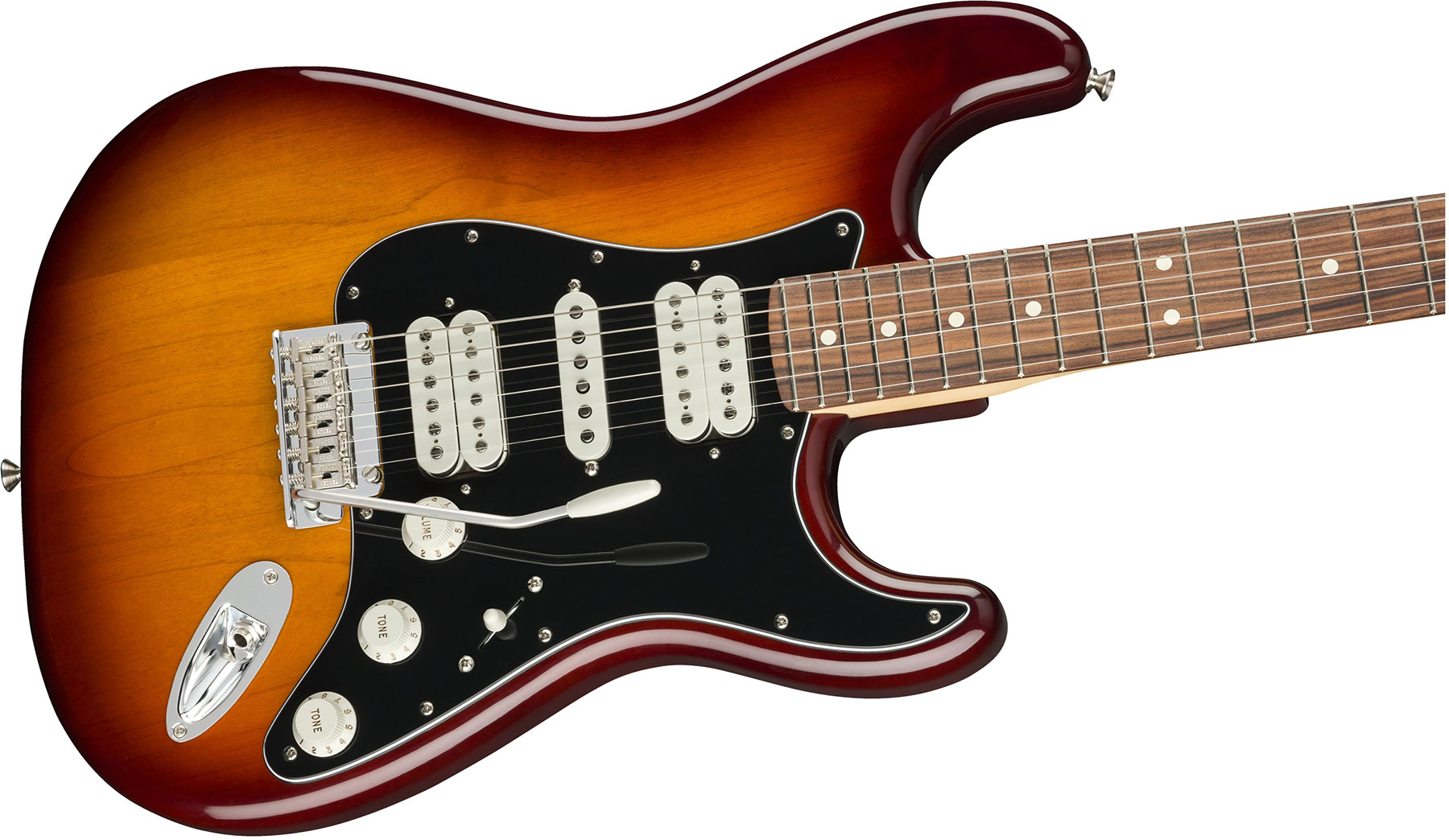Fender Strat Player Mex Hsh Pf - Tobacco Burst - Guitarra eléctrica con forma de str. - Variation 2