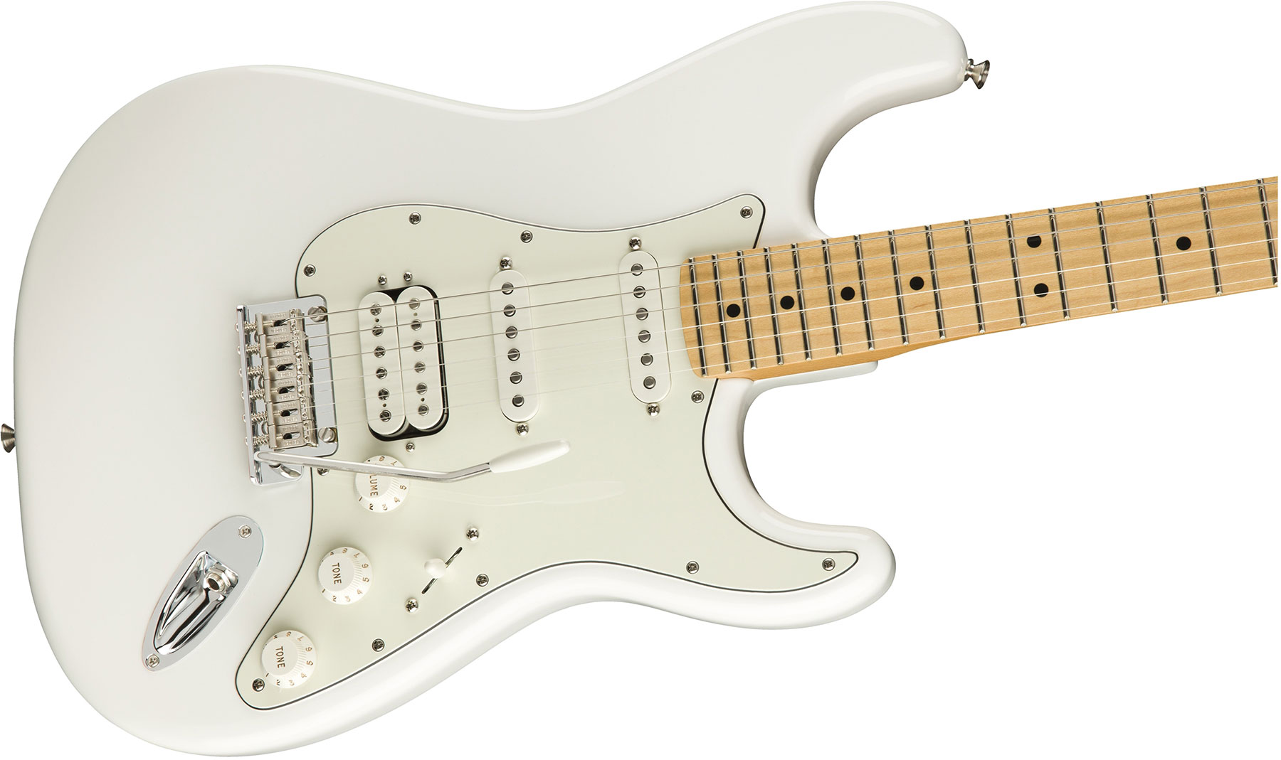 Fender Strat Player Mex Hss Mn - Polar White - Guitarra eléctrica con forma de str. - Variation 2