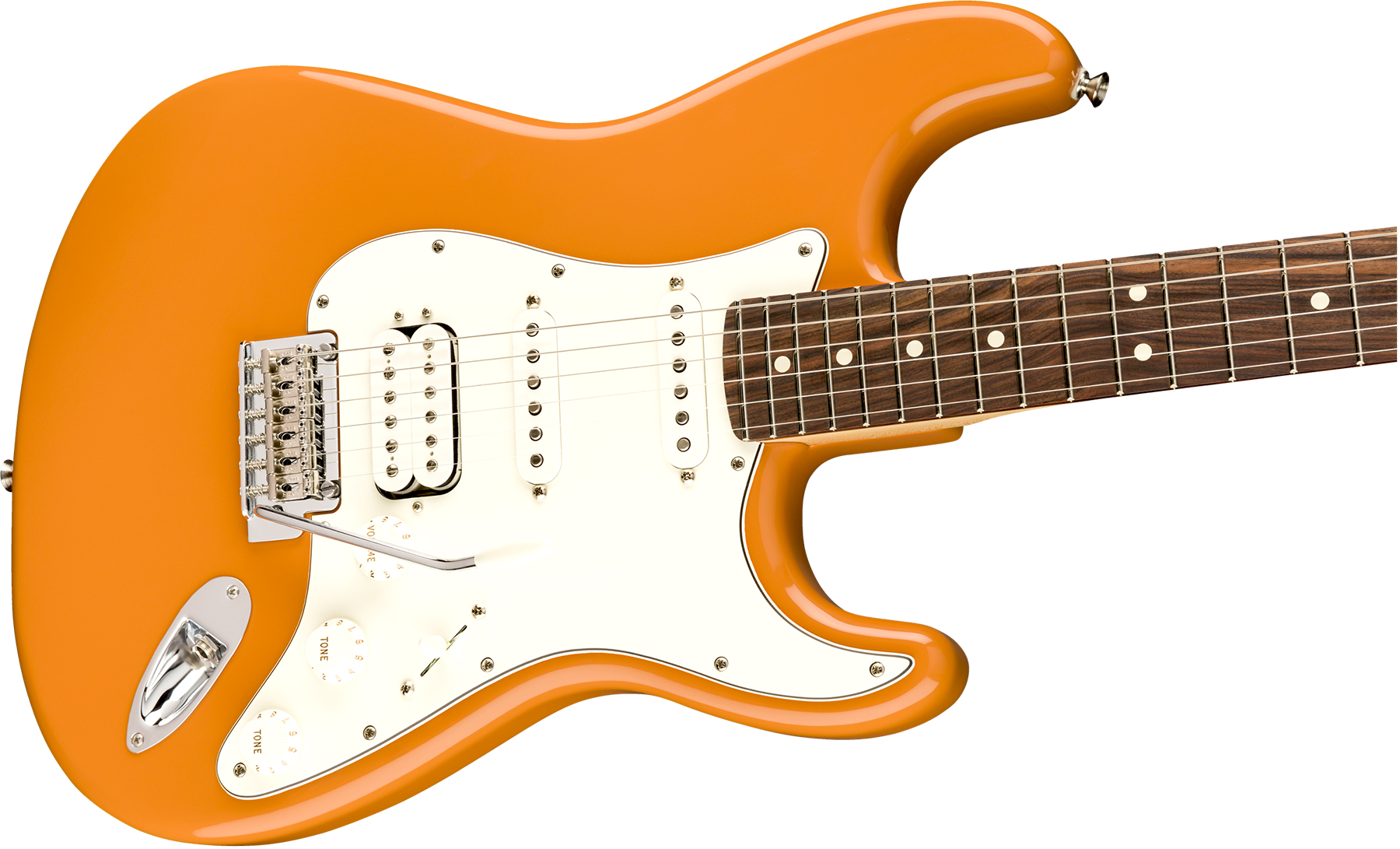 Fender Strat Player Mex Hss Pf - Capri Orange - Guitarra eléctrica con forma de str. - Variation 3
