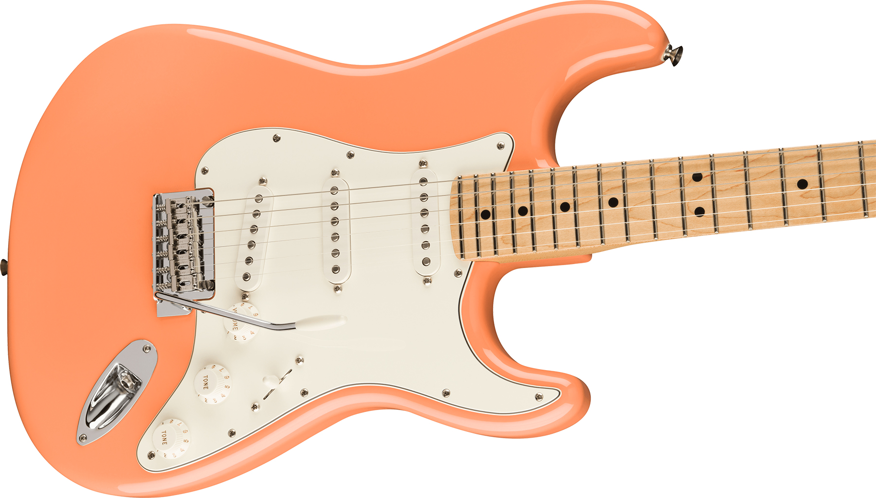 Fender Strat Player Ltd Mex 3s Trem Mn - Pacific Peach - Guitarra eléctrica con forma de str. - Variation 2