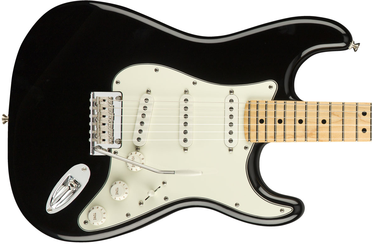Fender Strat Player Mex Sss Mn - Black - Guitarra eléctrica con forma de str. - Variation 1