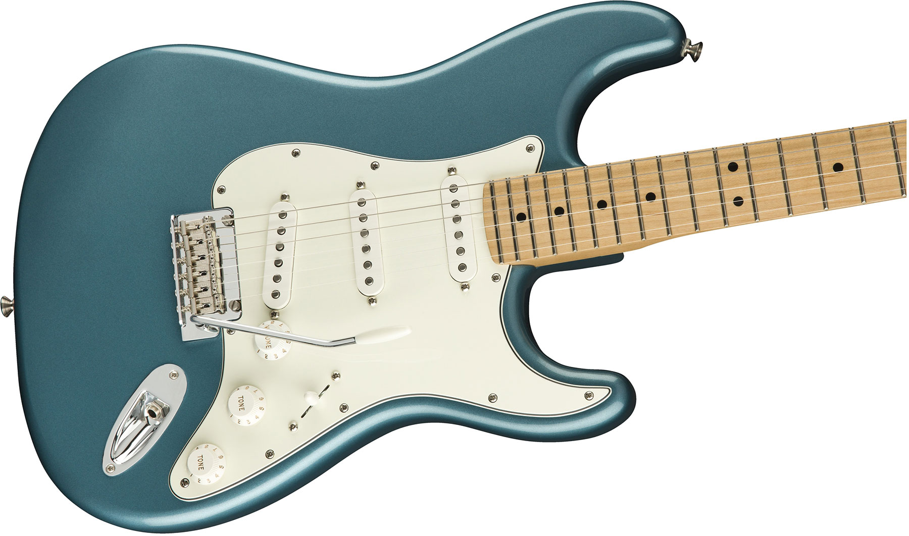 Fender Strat Player Mex Sss Mn - Tidepool - Guitarra eléctrica con forma de str. - Variation 2